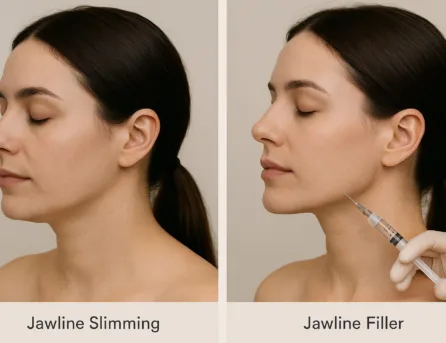 Jawline Slimming vs. Jawline Filler